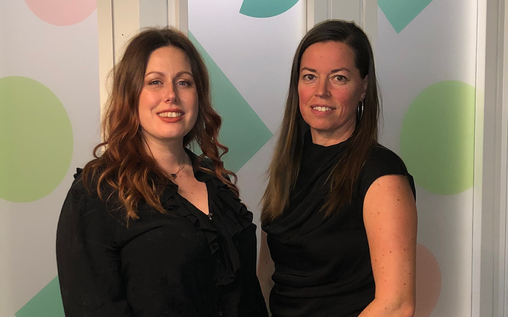 Helene Kvist och Caroline Byström, leg psykologer på Modigo Arbetsliv.